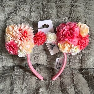 Disney Pink and Cream Floral Headband